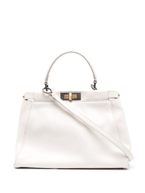 white fendi peekaboo|fendi peekaboo fashionphile.